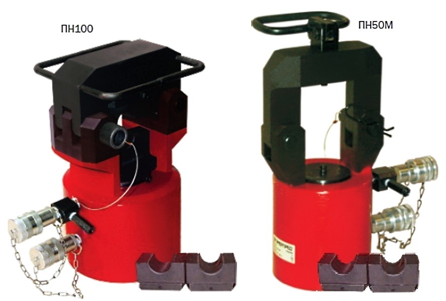 Пресс гидравлический для опрессовки наконечников, гильз и зажимов ПН100